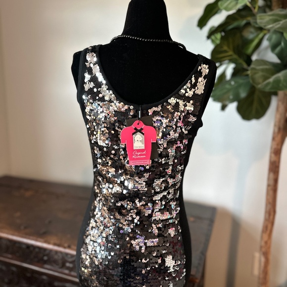 NWT Yoana Baraschi Sequins Bodycon Dress - Picture 5 of 8
